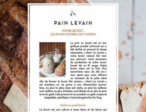 Pain au levain notre secre