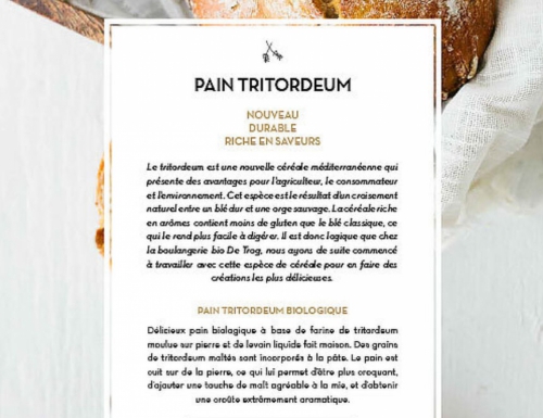 Pain tritordeum nouveau