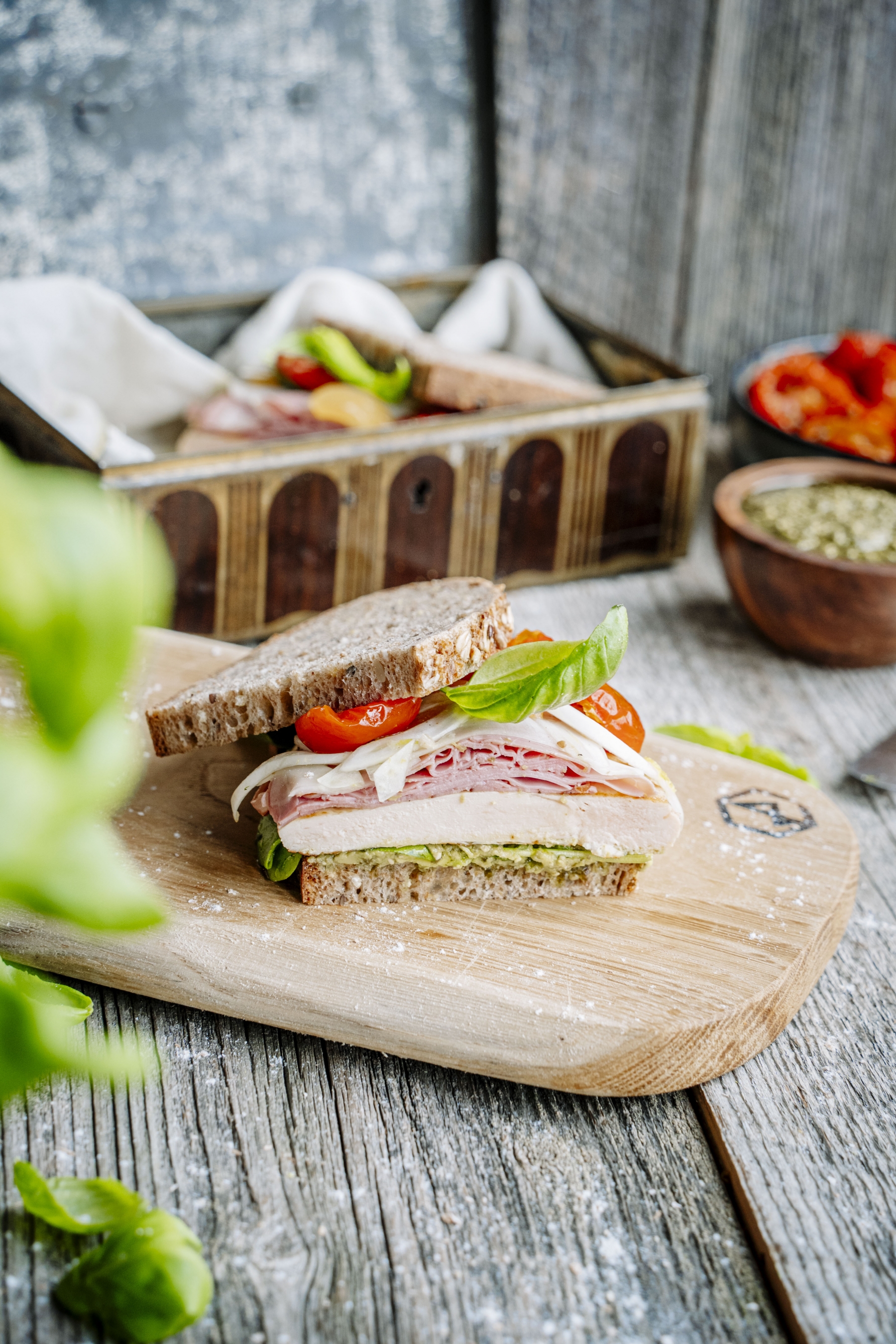 ITALIAANSE DEJEUNER BROOD BOTERHAM